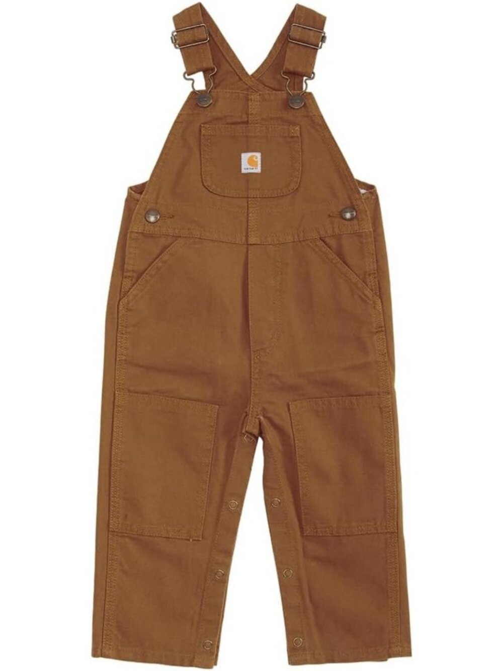Boys' Loose Fit Canvas Bib Overalls - Durable, Comfortable, Stylish Workwear